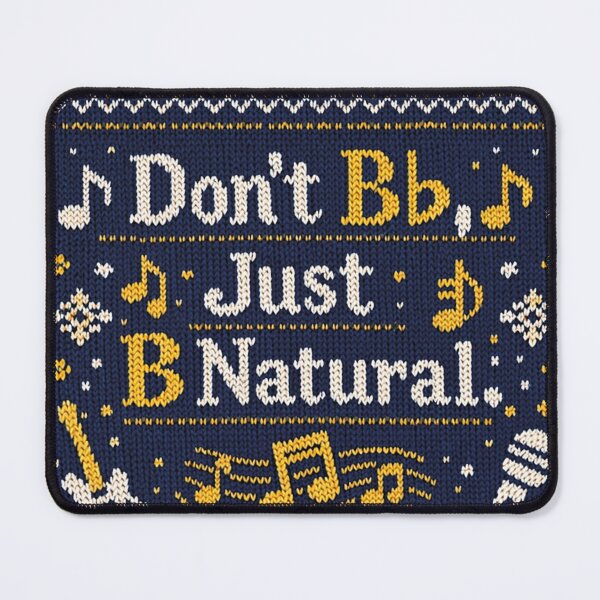 Item preview, Don't Bb Just B Natural Music Saying Knitting Pattern designed and sold by Mauswohn.