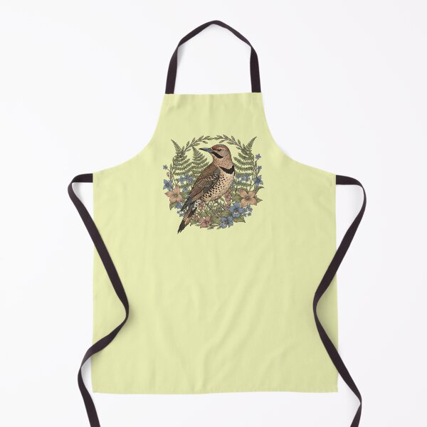 Item preview, Vintage Northern Flicker Woodpecker with Wildflowers designed and sold by BirdsnStuff.
