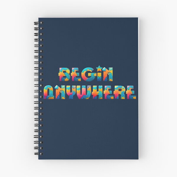 Item preview, The First Step - Begin Anywhere Growth Quote designed and sold by Mini Pixel Perfect Co..