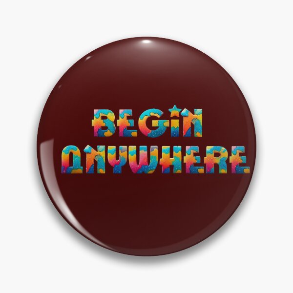 Item preview, The First Step - Begin Anywhere Growth Quote designed and sold by Mini Pixel Perfect Co..