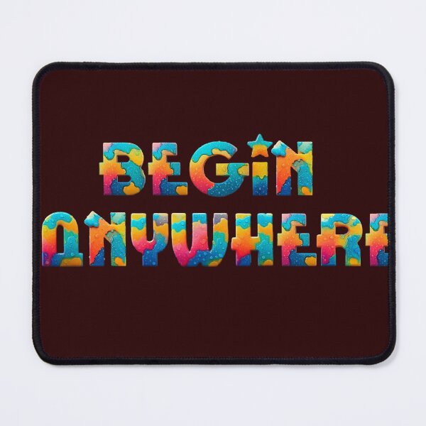 Item preview, The First Step - Begin Anywhere Growth Quote designed and sold by Mini Pixel Perfect Co..