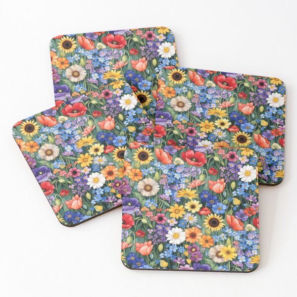 Item preview, Lush Floral Garden Pattern – Vibrant Botanical Illustration designed and sold by LegendChoice.