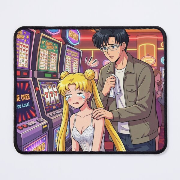 Item preview, Usagi Losing at Slots designed and sold by Solace Sparkles.