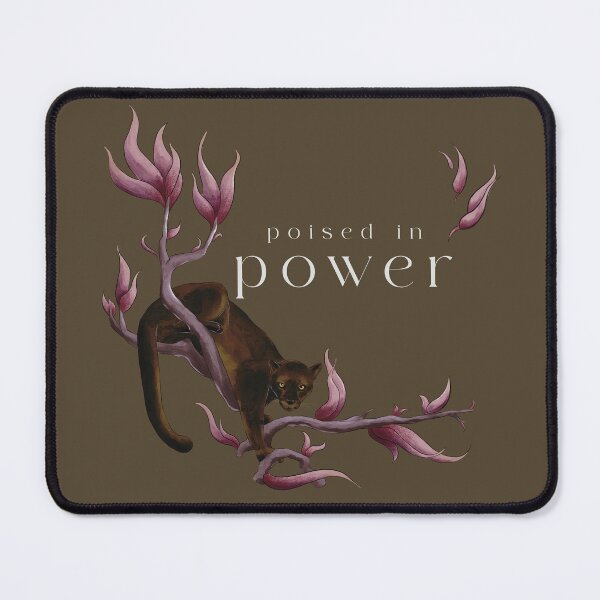 Item preview, Poised in Power Elegant Dark Panther Feminine art designed and sold by art-injoy.