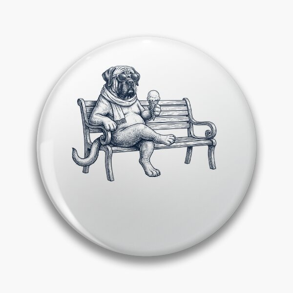 Item preview, Mastiff Ice Cream Dog Mom Dad designed and sold by DoodleTortle.