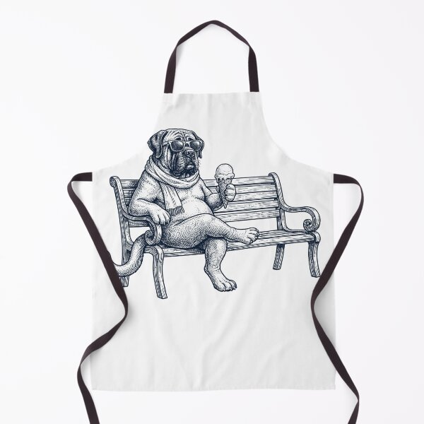 Item preview, Mastiff Ice Cream Dog Mom Dad designed and sold by DoodleTortle.