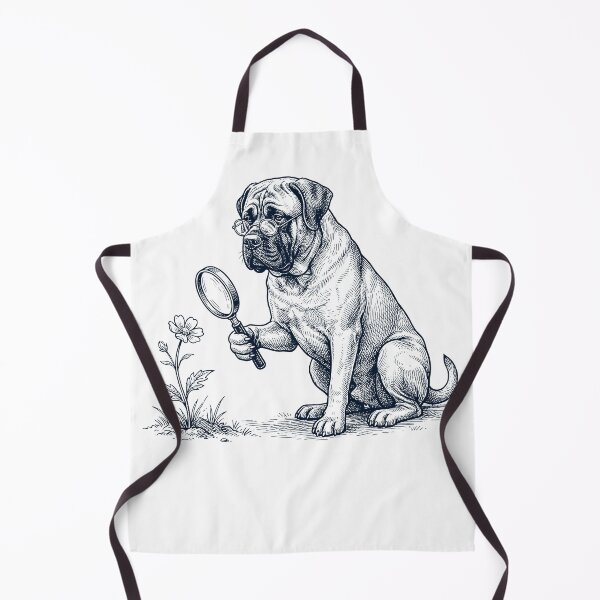 Artikelvorschau, Vintage Mastiff Botaniker Blumenhund Mama Papa entworfen und verkauft von DoodleTortle.