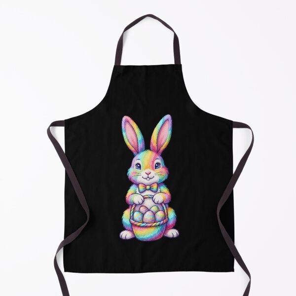 Item preview, Kids Rainbow Easter Bunny Basket designed and sold by KroghDs.