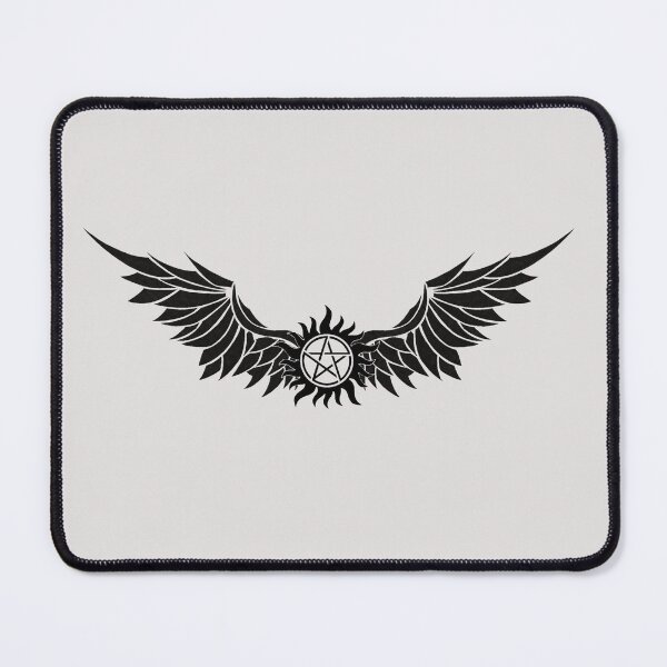 Item preview, Anti-Possession Symbol with Angel Wings - Hunter Protection designed and sold by Dimu Co..