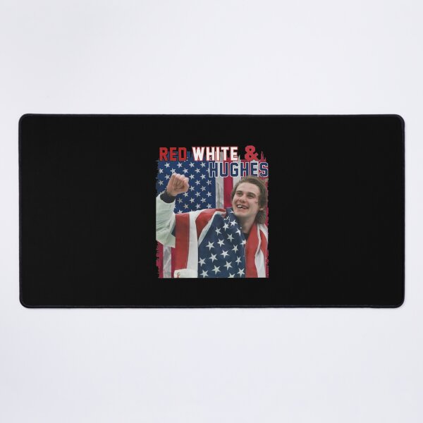 Item preview, Red White & Hughes Hockey American Hockey Fan Jack Hughes Broken Teeth Patriot American Hockey Hughes designed and sold by BachulAlam.