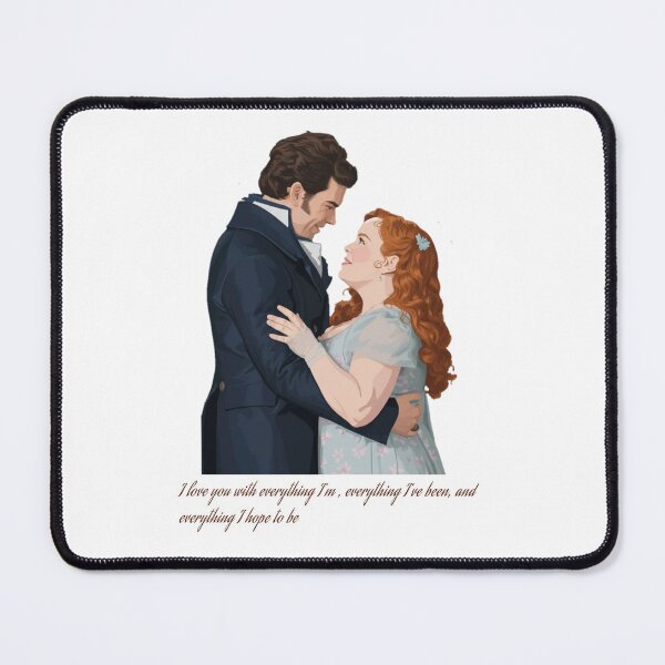 Item preview, Romantic Colin & Penelope Bridgerton Vector Art – Polin Regency Love Illustration designed and sold by Fandom Universe.