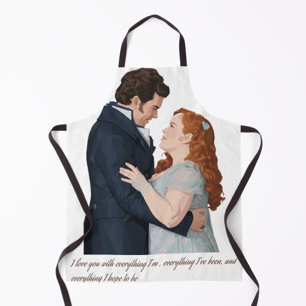 Item preview, Romantic Colin & Penelope Bridgerton Vector Art – Polin Regency Love Illustration designed and sold by Fandom Universe.