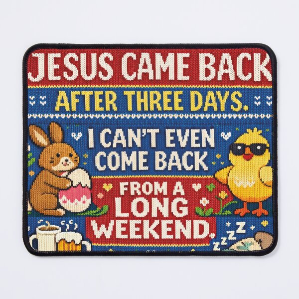 Item preview, Jesus Came Back After Three Days saying designed and sold by Mauswohn.