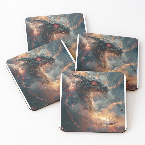 Item preview, Infernal Pizza Dragon – Dark Fantasy Surreal Beast Art designed and sold by Grafititee.