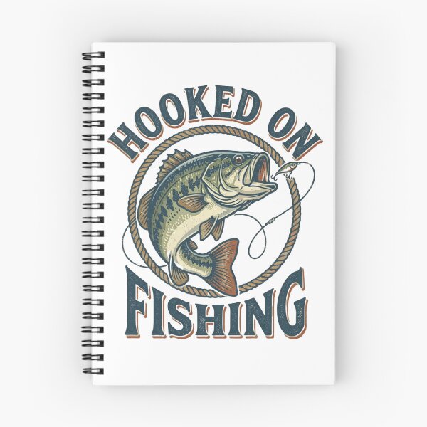 Item preview, hooked on fishing t-shirt designed and sold by Shirtmart1.