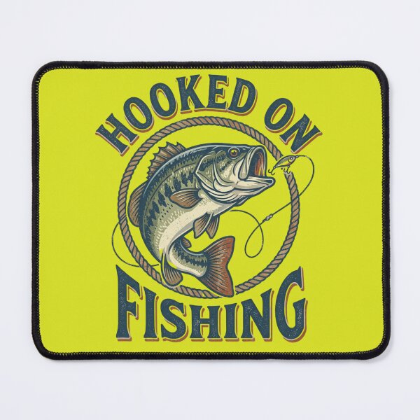 Item preview, hooked on fishing t-shirt designed and sold by Shirtmart1.