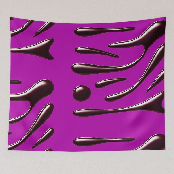 Item preview, Liquid Gloss Magenta Waves - Cyber Urban Pattern designed and sold by Urban-InkStudio.