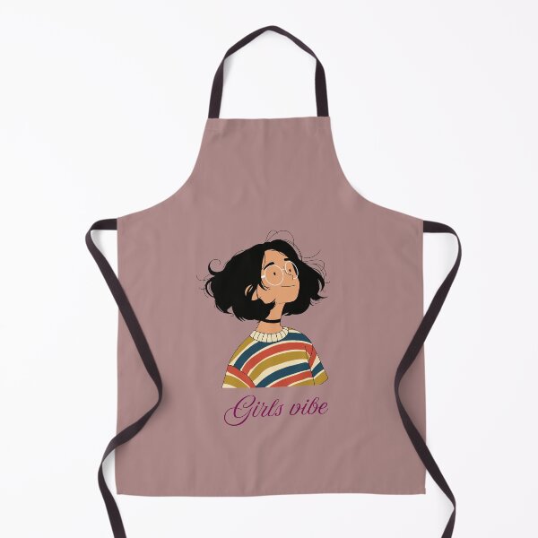 Item preview, Cute Curly Hair Girl Illustration - "Girls Vibe" Aesthetic designed and sold by GunnuDesigns.