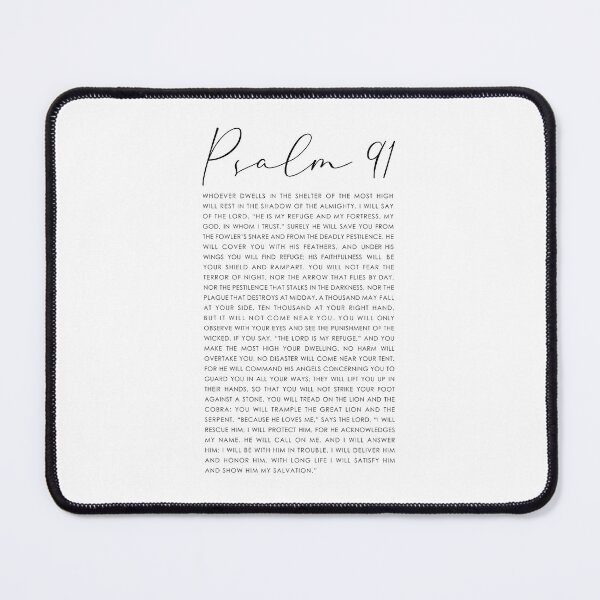 Item preview, Psalm 91, He is my refuge and my fortress designed and sold by corbrand.