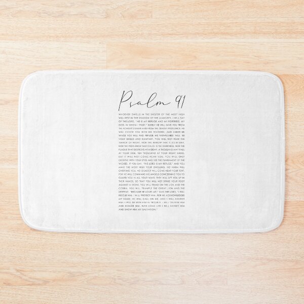 Item preview, Psalm 91, He is my refuge and my fortress designed and sold by corbrand.