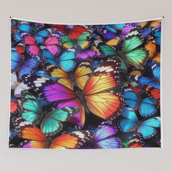 Item preview, Rainbow Butterfly Kaleidoscope Fantasy Art designed and sold by PixelVibe782.