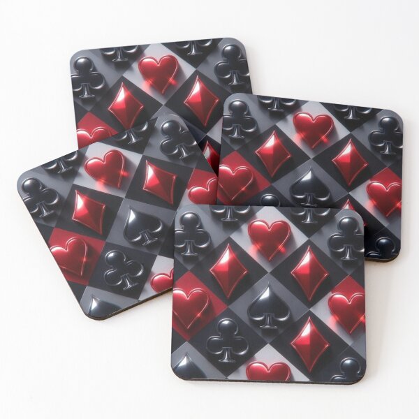 Item preview, Luxury Playing Card Suit Diamond Pattern designed and sold by PixelVibe782.