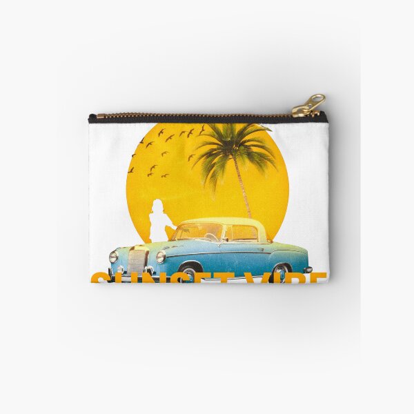 Item preview, Golden Horizon – Sunset Vibes Retro Ride designed and sold by ZisanArts.
