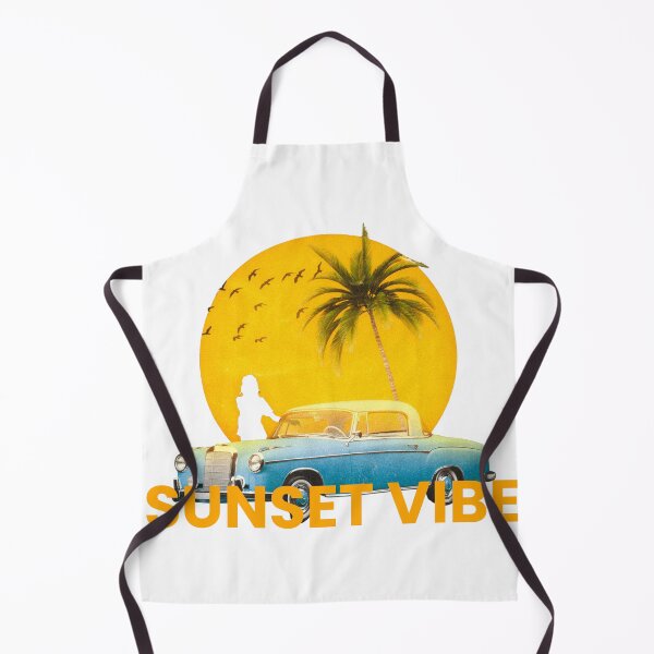 Item preview, Golden Horizon – Sunset Vibes Retro Ride designed and sold by ZisanArts.