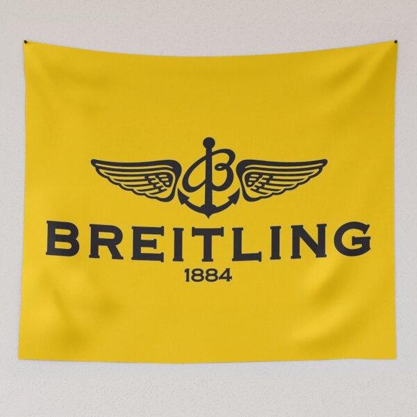 Item preview, breitling vintage 1884 yellow logo luxury watches clocks designed and sold by PilotandPlane.
