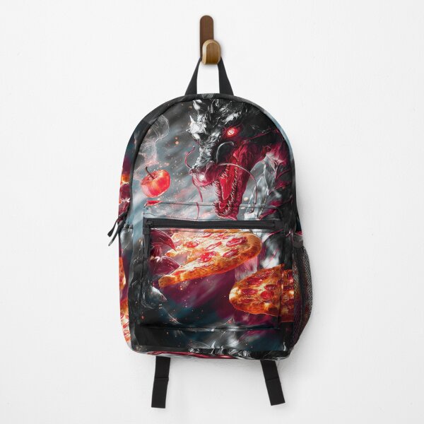 Item preview, Infernal Pizza Dragon – Dark Fantasy Surreal Beast Art designed and sold by Grafititee.