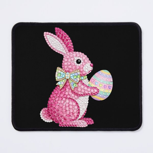 Item preview, Sparkly Girls Easter Bunny Rainbow Egg designed and sold by KroghDs.