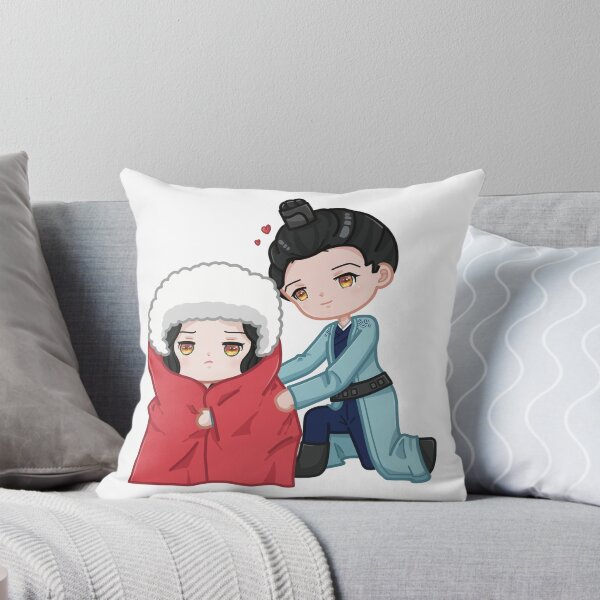 Item preview, Love Like The Galaxy Chibi – Ling Buyi & Cheng Shaoshang Oversized Cloak Scene Sticker designed and sold by MikaKawaiiArt.