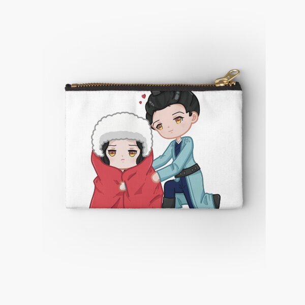 Item preview, Love Like The Galaxy Chibi – Ling Buyi & Cheng Shaoshang Oversized Cloak Scene Sticker designed and sold by MikaKawaiiArt.