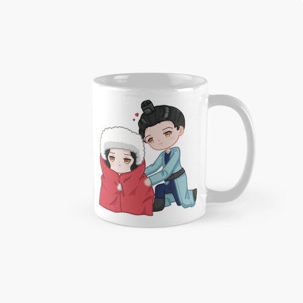 Item preview, Love Like The Galaxy Chibi – Ling Buyi & Cheng Shaoshang Oversized Cloak Scene Sticker designed and sold by MikaKawaiiArt.