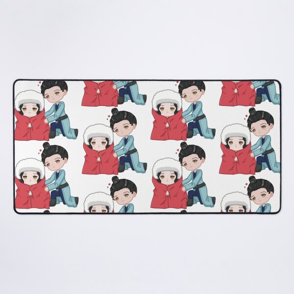 Item preview, Love Like The Galaxy Chibi – Ling Buyi & Cheng Shaoshang Oversized Cloak Scene Sticker designed and sold by MikaKawaiiArt.