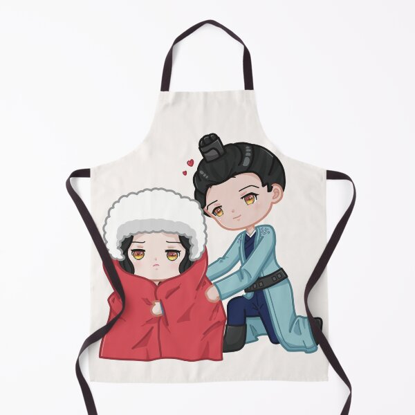 Item preview, Love Like The Galaxy Chibi – Ling Buyi & Cheng Shaoshang Oversized Cloak Scene Sticker designed and sold by MikaKawaiiArt.