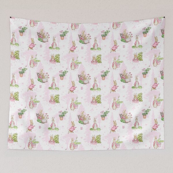 Item preview, Nursery Pink Peter Rabbit, Beatrix Potter Characters designed and sold by SvetlanaArt.
