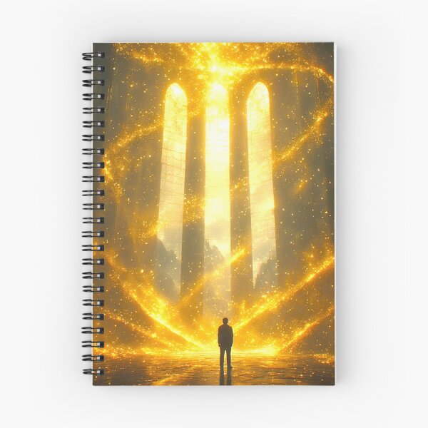 Item preview, Cinematic Art: A Wanderer Amidst Golden Aura 2 designed and sold by Gryfonarts.