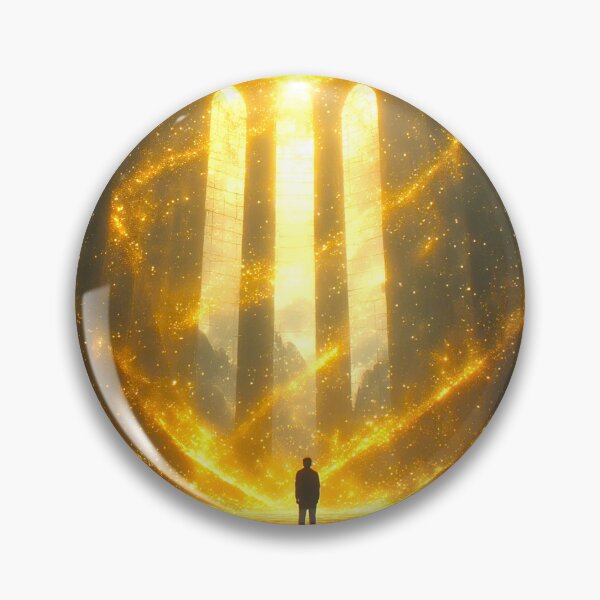 Item preview, Cinematic Art: A Wanderer Amidst Golden Aura 2 designed and sold by Gryfonarts.