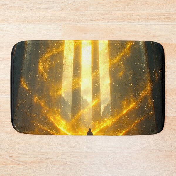 Item preview, Cinematic Art: A Wanderer Amidst Golden Aura 2 designed and sold by Gryfonarts.