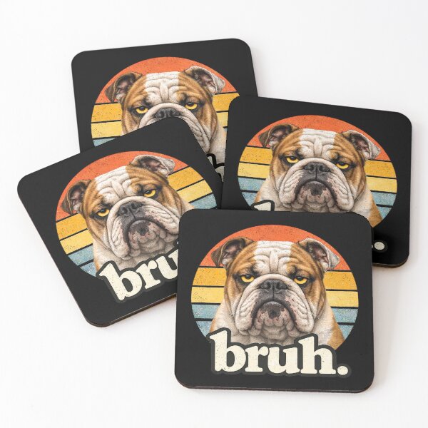 Item preview, BRUH - BULLDOG | Camiseta para amantes de las mascotas y los perros, para hombre y mujer designed and sold by panchiTWO.