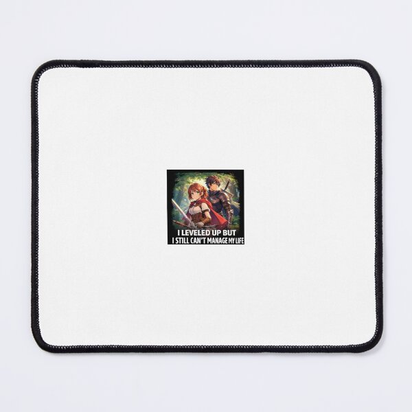 Item preview, I Leveled Up But I Still Can't Manage My Life designed and sold by Mrmidmarvelz.