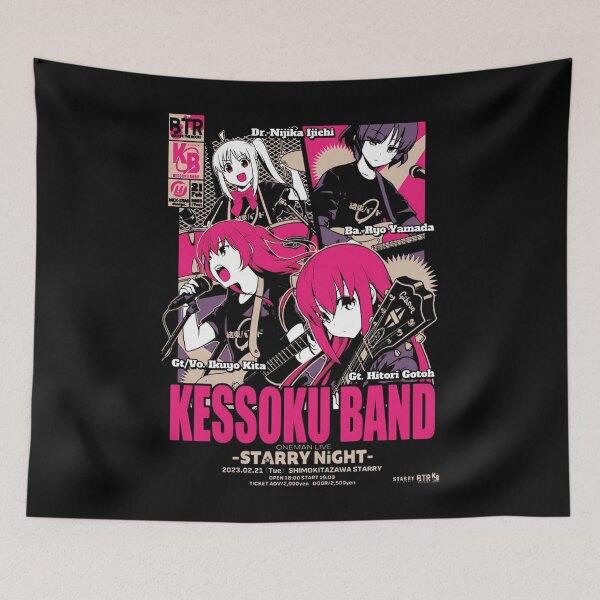 Item preview,  Bocchi The Rock - Kessoku Band designed and sold by Habiba Hasan.