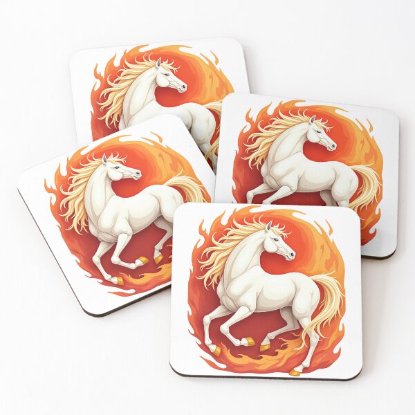Item preview, Year of the Fire Horse - White Horse designed and sold by Debbie Schulte.