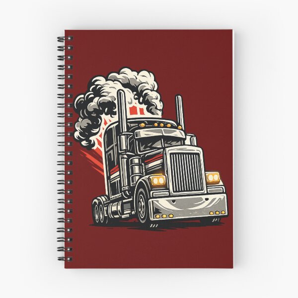 Item preview, Vintage American Semi Truck – Oldschool Trucker T-Shirt Design designed and sold by myforestfog.