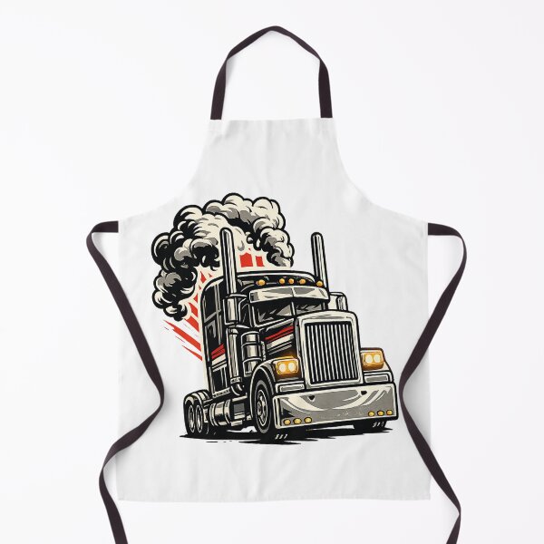 Item preview, Vintage American Semi Truck – Oldschool Trucker T-Shirt Design designed and sold by myforestfog.