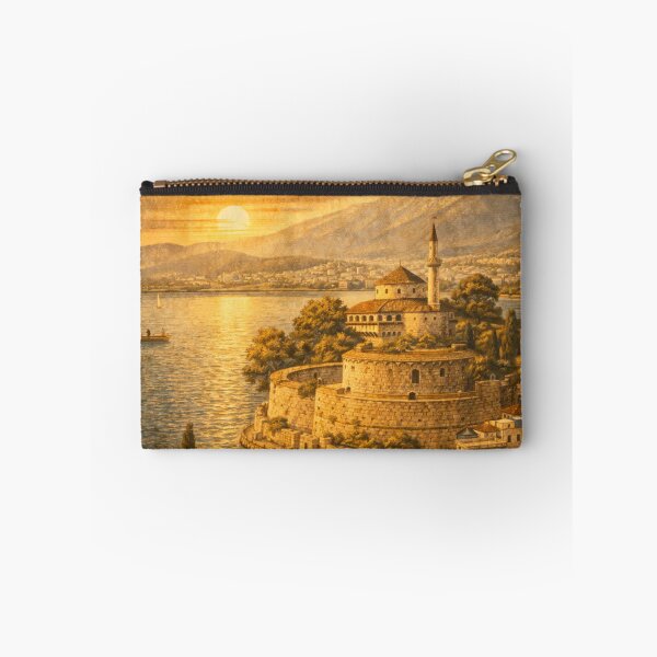 Item preview, Ioannina Hellas Vintage Travel Poster designed and sold by mythographiaart.