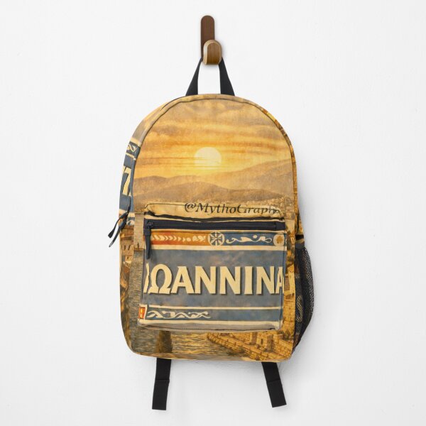 Item preview, Ioannina Hellas Vintage Travel Poster designed and sold by mythographiaart.