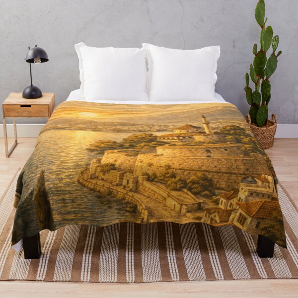 Item preview, Ioannina Hellas Vintage Travel Poster designed and sold by mythographiaart.