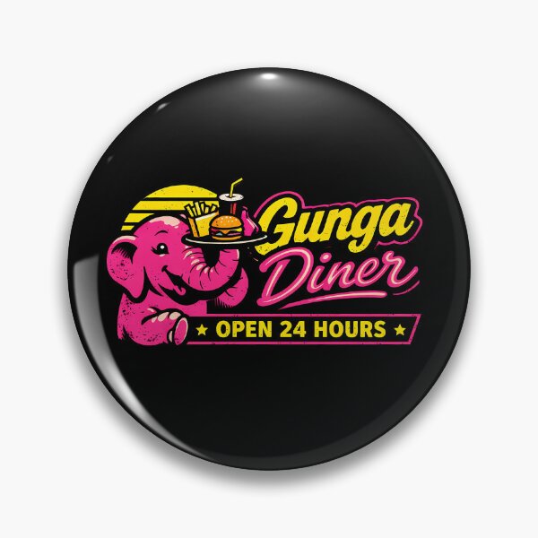 Item preview, Diner Retro 1985 Fast Food Elephant Logo designed and sold by agearb.